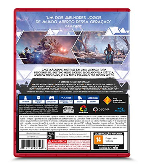 GUERRILLA GAMES Horizon Zero Dawn Complete Edition Translation missing: pt-BR.activerecord.decorators.item_part_image/alt