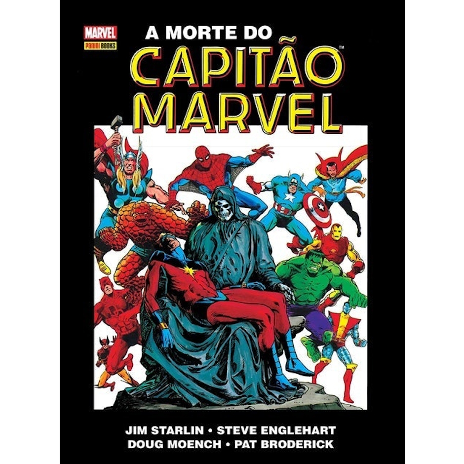 JIM STARLIN A Morte do Capitão Marvel Translation missing: pt-BR.activerecord.decorators.item_part_image/alt