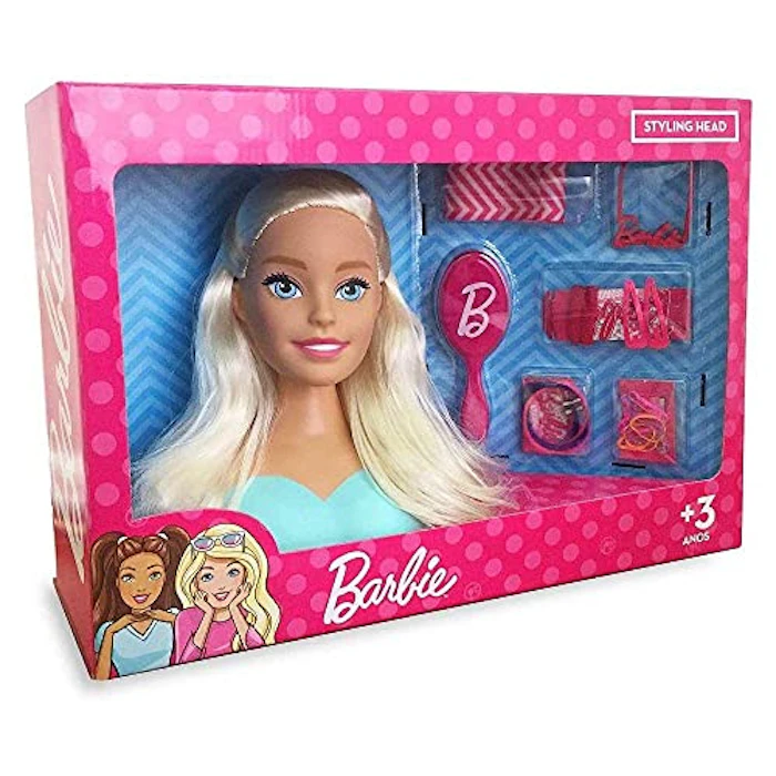 PUPEE Busto Barbie para Pentear Translation missing: pt-BR.activerecord.decorators.item_part_image/alt