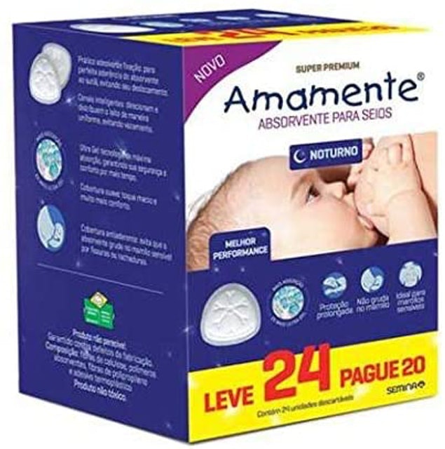 AMAMENTE Absorvente Noturno para Seios Translation missing: pt-BR.activerecord.decorators.item_part_image/alt