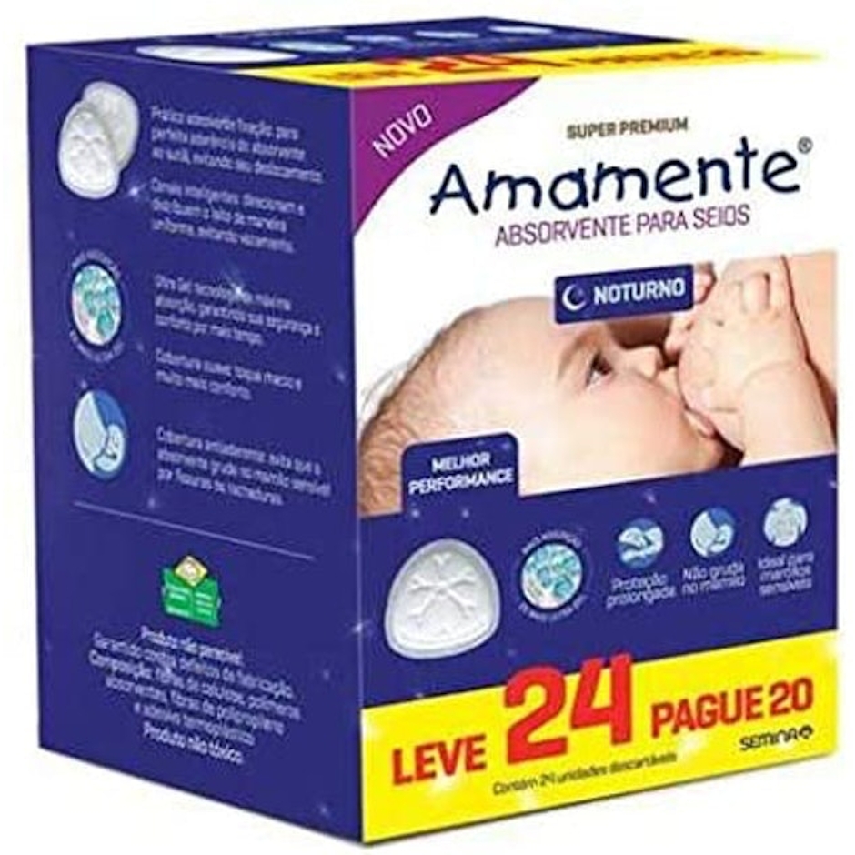 AMAMENTE Absorvente Noturno para Seios Translation missing: pt-BR.activerecord.decorators.item_part_image/alt