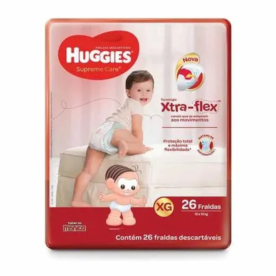 HUGGIES Fralda Huggies Supreme Care Xtra-Flex Translation missing: pt-BR.activerecord.decorators.item_part_image/alt