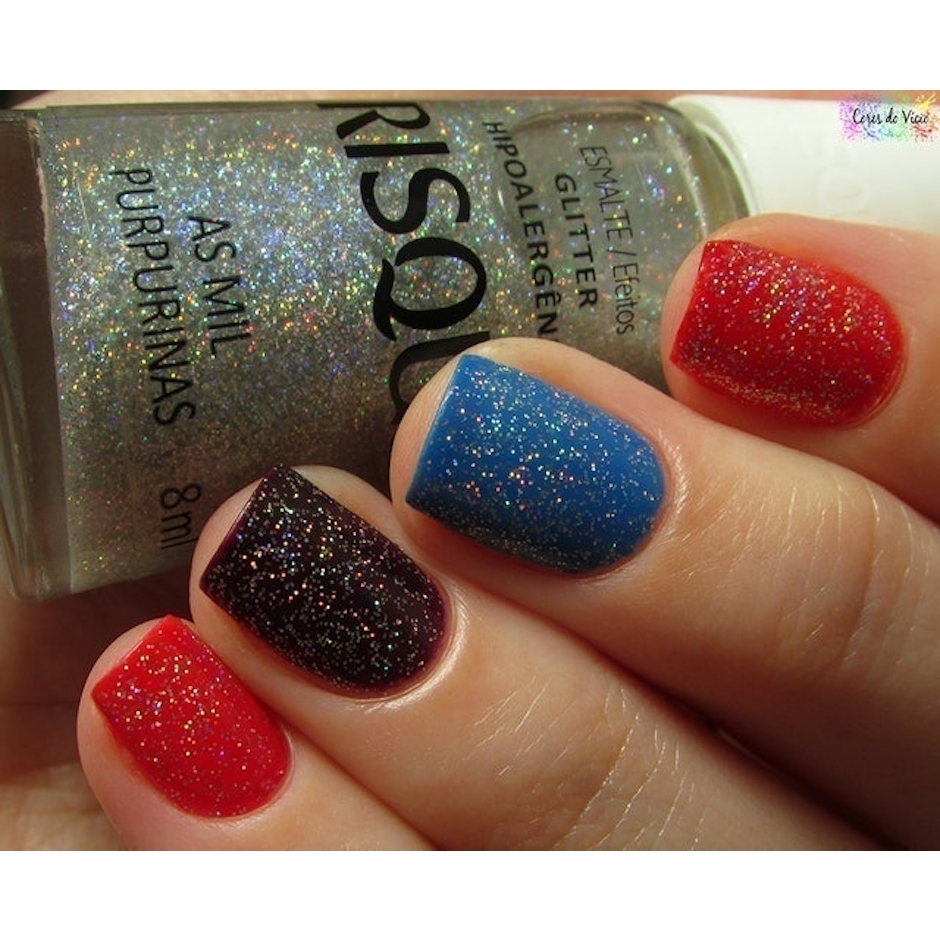 RISQUÉ Esmalte Efeito Glitter As Mil Purpurinas Translation missing: pt-BR.activerecord.decorators.item_part_image/alt