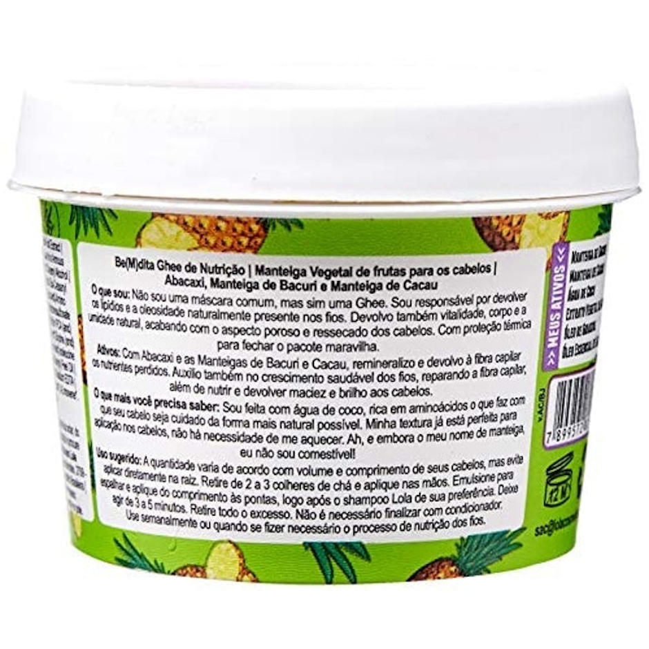 LOLA COSMETICS Be(m)dita Ghee Abacaxi e Manteiga de Bacuri Translation missing: pt-BR.activerecord.decorators.item_part_image/alt