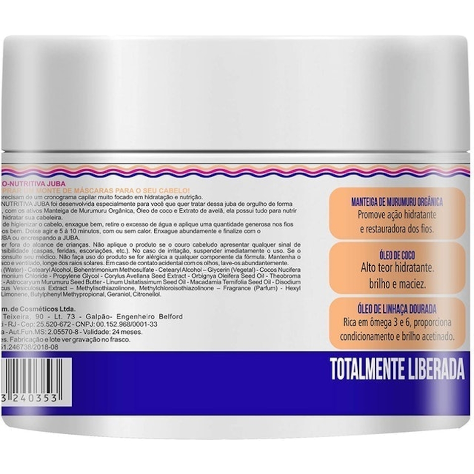 WIDI CARE Juba Máscara Hidro-Nutritiva 500g Translation missing: pt-BR.activerecord.decorators.item_part_image/alt