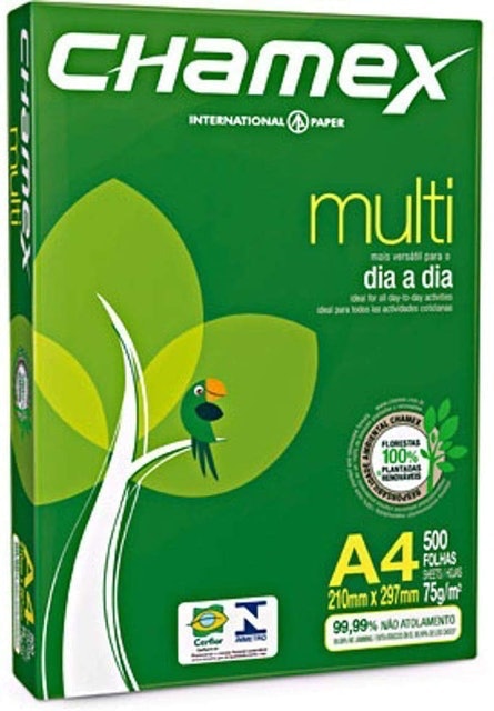 CHAMEX Papel Multi A4 75g 500 Folhas Translation missing: pt-BR.activerecord.decorators.item_part_image/alt