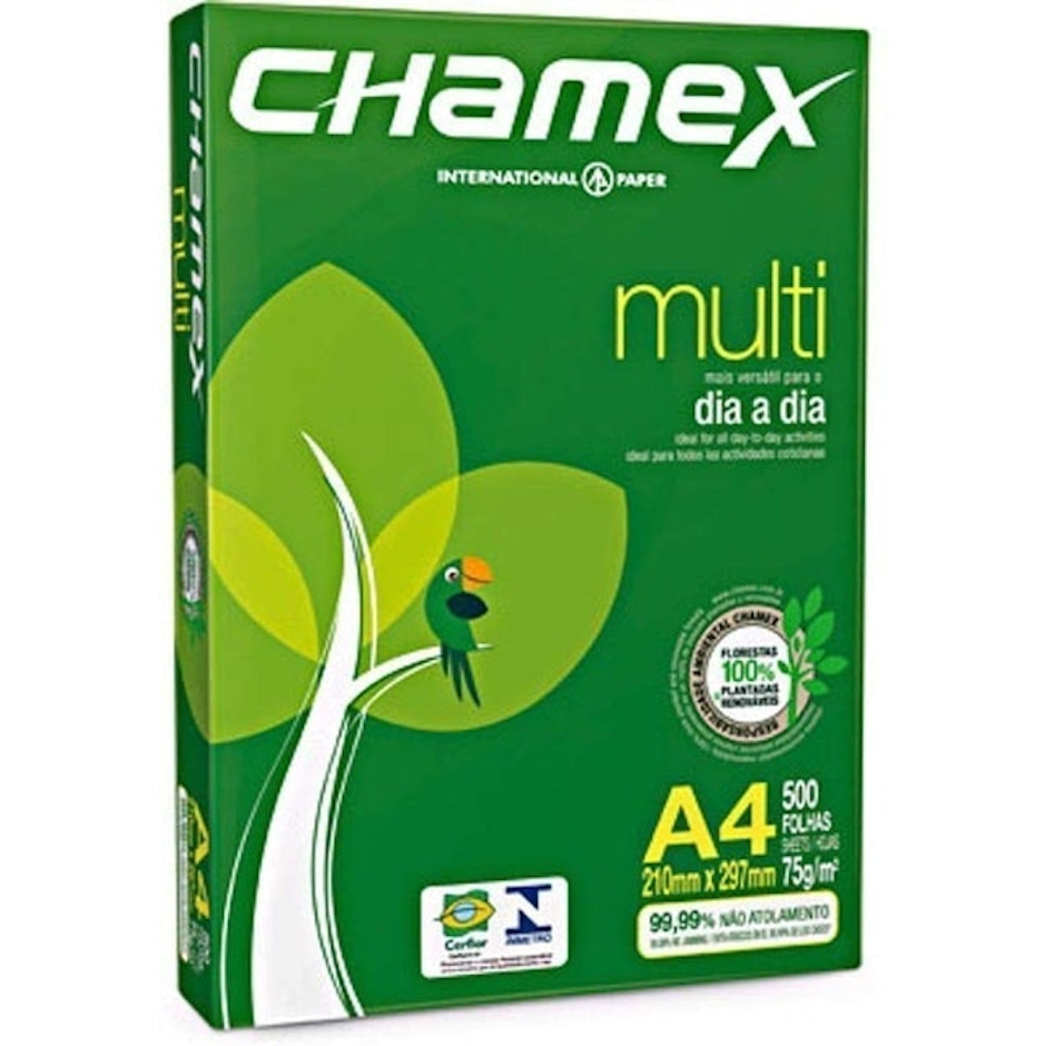CHAMEX Papel Multi A4 75g 500 Folhas Translation missing: pt-BR.activerecord.decorators.item_part_image/alt