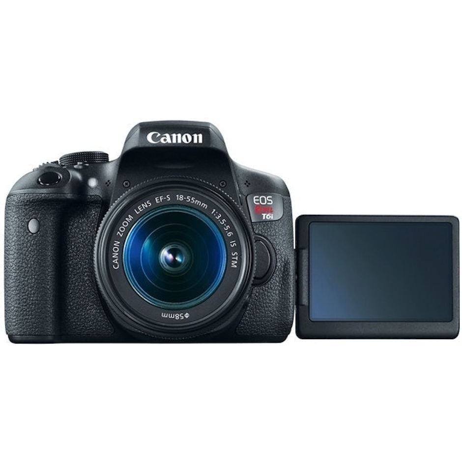 CANON Câmera DSLR com Lente 18-55 mm Translation missing: pt-BR.activerecord.decorators.item_part_image/alt