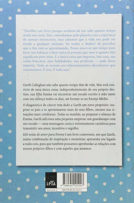 LEYA 826 Notas de Amor para Emma Translation missing: pt-BR.activerecord.decorators.item_part_image/alt