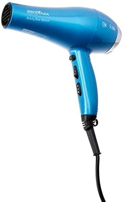 BRITÂNIA Secador de Cabelo Beauty Blue Titanium Translation missing: pt-BR.activerecord.decorators.item_part_image/alt