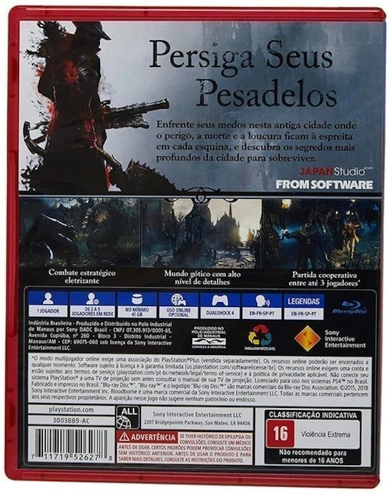JAPAN STUDIO Game Bloodborne para PS4 Translation missing: pt-BR.activerecord.decorators.item_part_image/alt