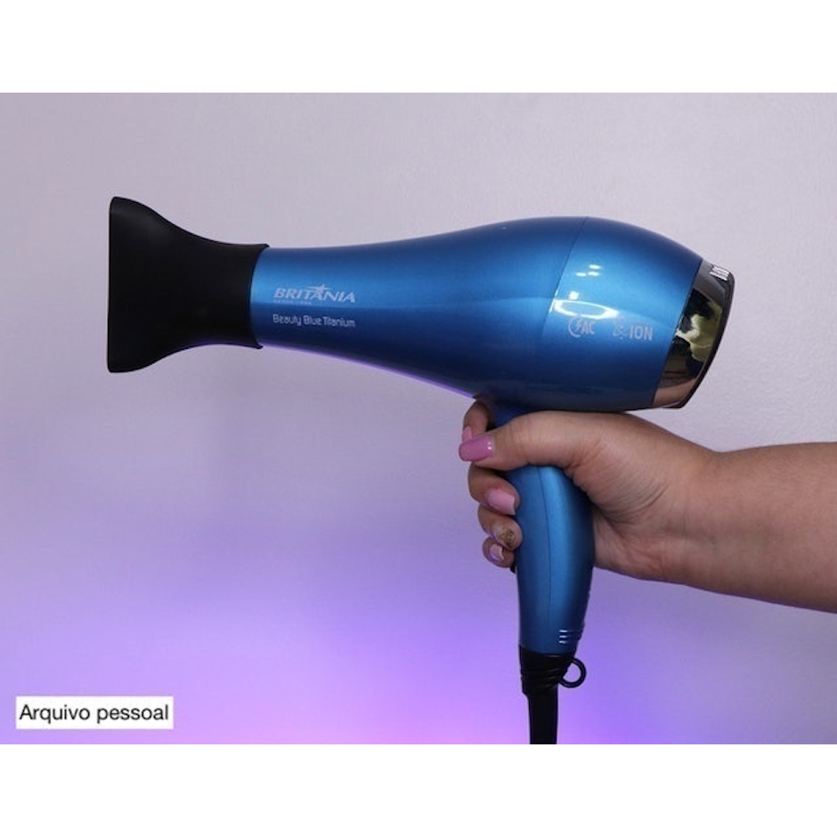 BRITÂNIA Secador de Cabelo Beauty Blue Titanium Translation missing: pt-BR.activerecord.decorators.item_part_image/alt