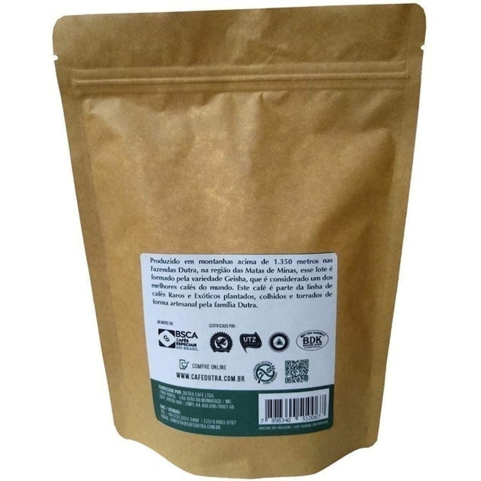 DUTRA Café Especial Dutra Geisha 250g Translation missing: pt-BR.activerecord.decorators.item_part_image/alt