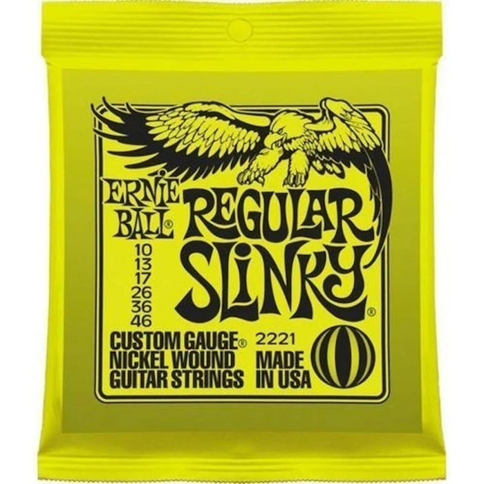 ERNIE BALL Encordoamento Guitarra Regular Slinky 010 Translation missing: pt-BR.activerecord.decorators.item_part_image/alt