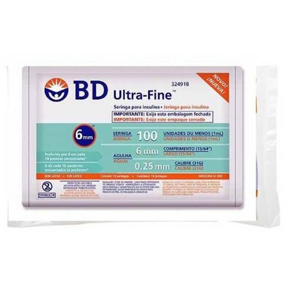 BD Seringa de Insulina Ultra-Fine Translation missing: pt-BR.activerecord.decorators.item_part_image/alt