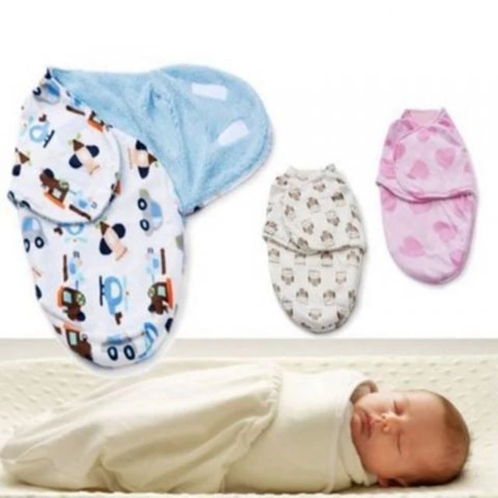 LOANI Cueiro Swaddle Enroladinho Ajustável com Velcro Corujinhas Translation missing: pt-BR.activerecord.decorators.item_part_image/alt