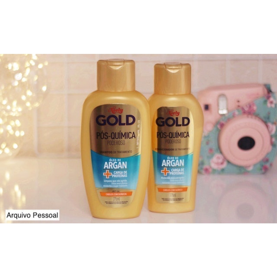 NiIELY GOLD Shampoo e Condicionador Niely Argan Pós-Química Translation missing: pt-BR.activerecord.decorators.item_part_image/alt