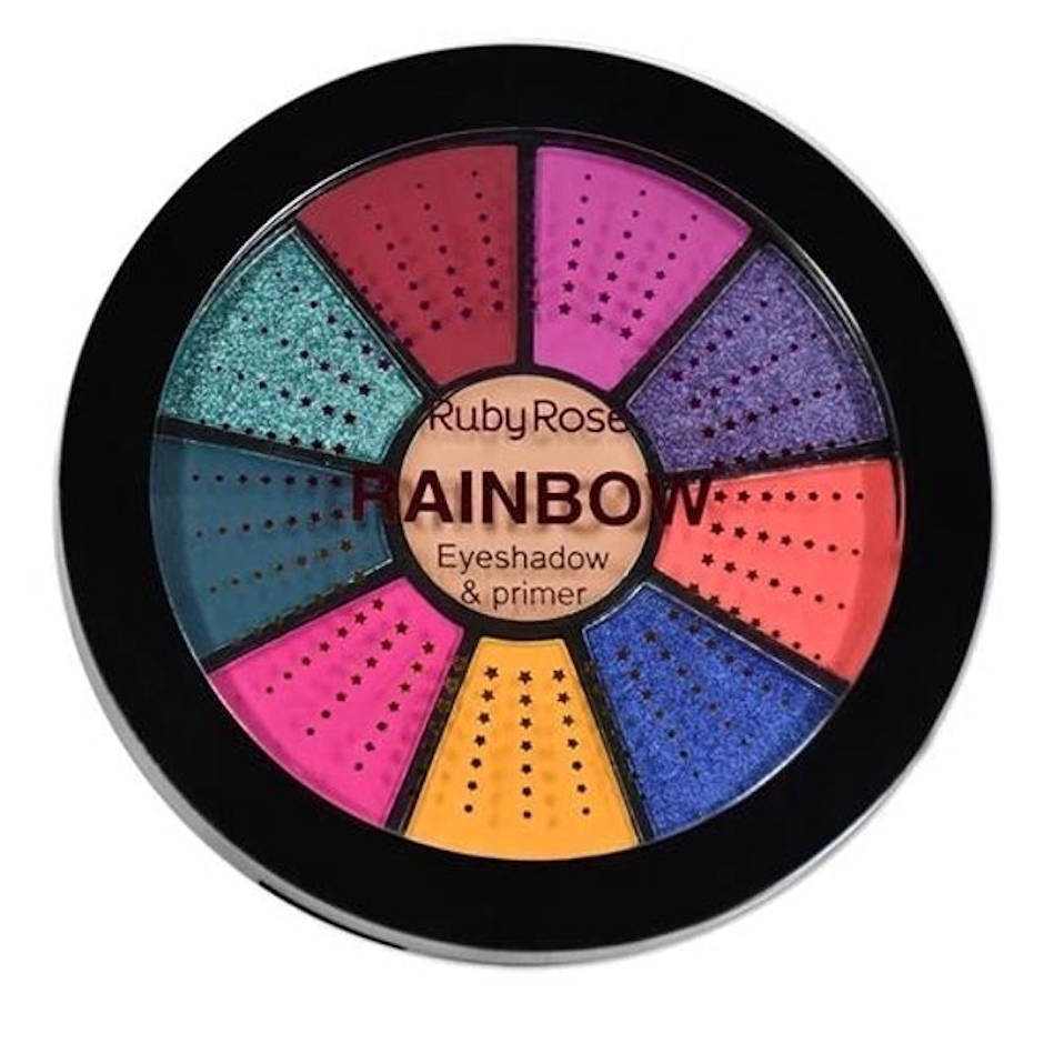 RUBY ROSE Paleta de Sombras Rainbow 9 Cores 1 Primer Translation missing: pt-BR.activerecord.decorators.item_part_image/alt