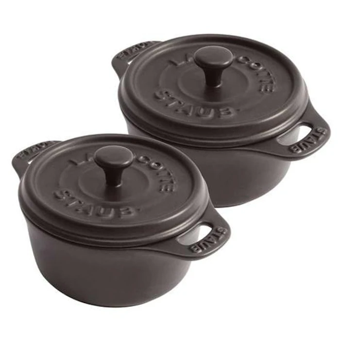 STAUB Conjunto Caçarola Redonda 2 Peças Cerâmica 10cm Translation missing: pt-BR.activerecord.decorators.item_part_image/alt