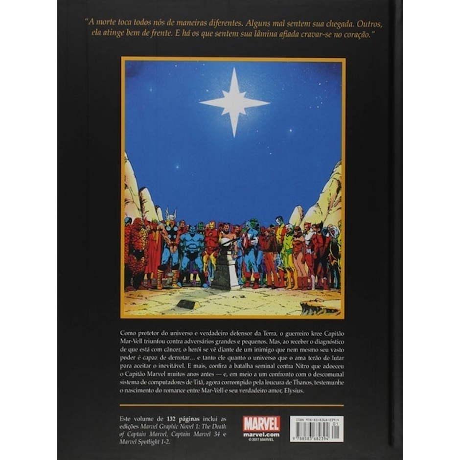 JIM STARLIN A Morte do Capitão Marvel Translation missing: pt-BR.activerecord.decorators.item_part_image/alt