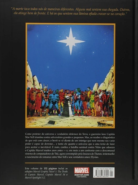 JIM STARLIN A Morte do Capitão Marvel Translation missing: pt-BR.activerecord.decorators.item_part_image/alt