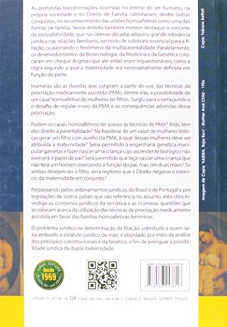 JURUÁ EDITORA União Homoafetiva Feminina e Dupla Maternidade Translation missing: pt-BR.activerecord.decorators.item_part_image/alt