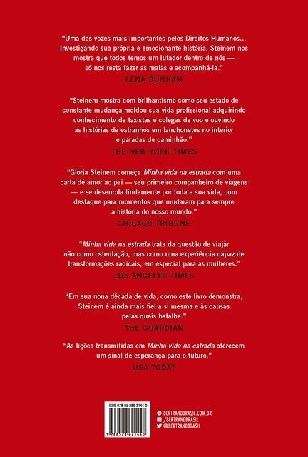  GLORIA STEINEM Minha Vida na Estrada Translation missing: pt-BR.activerecord.decorators.item_part_image/alt
