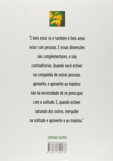 OSHO Livro "Amor, Liberdade e Solitude" Translation missing: pt-BR.activerecord.decorators.item_part_image/alt