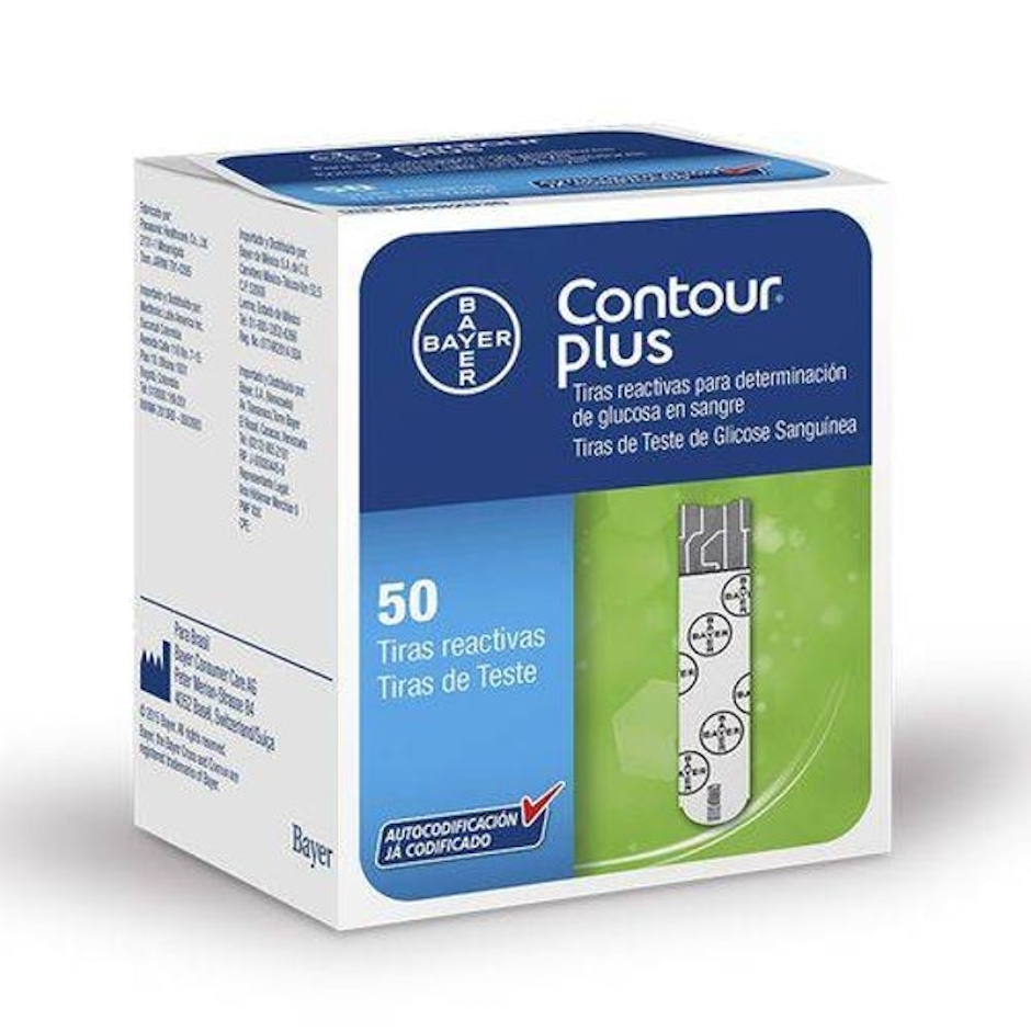 BAYER Contour Plus Tiras Reativas 50 Unidades Translation missing: pt-BR.activerecord.decorators.item_part_image/alt
