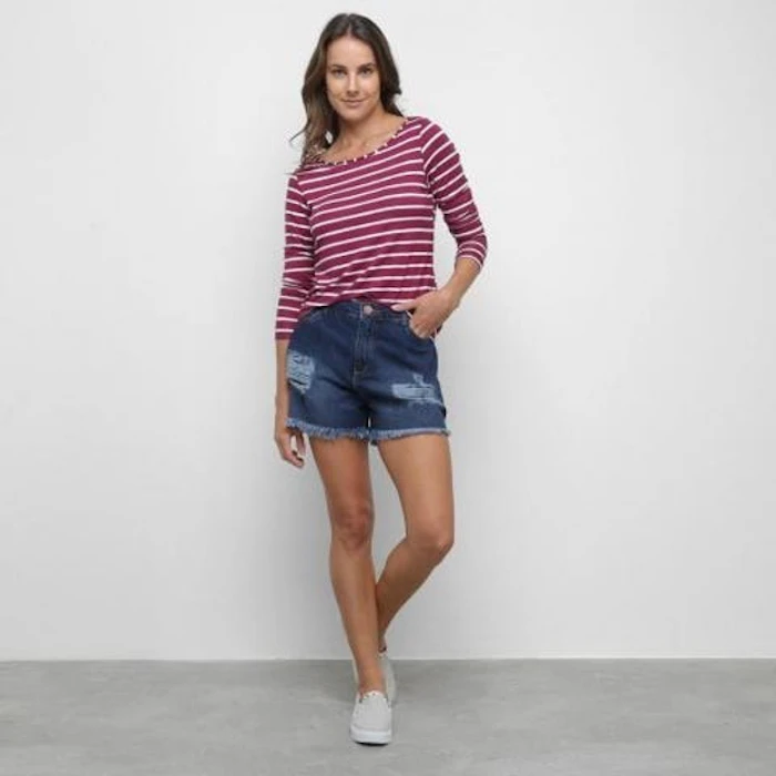 MALWEE Short Jeans Comfort Feminino Translation missing: pt-BR.activerecord.decorators.item_part_image/alt