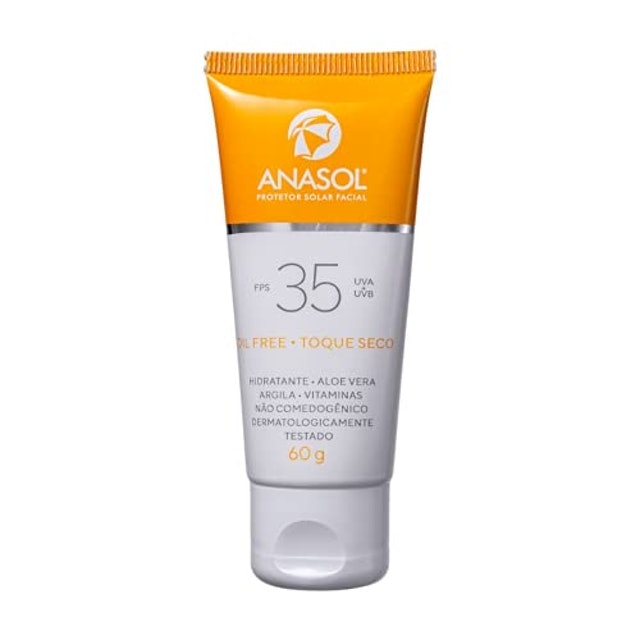 ANASOL Protetor Solar Facial Toque Seco FPS35  Translation missing: pt-BR.activerecord.decorators.item_part_image/alt