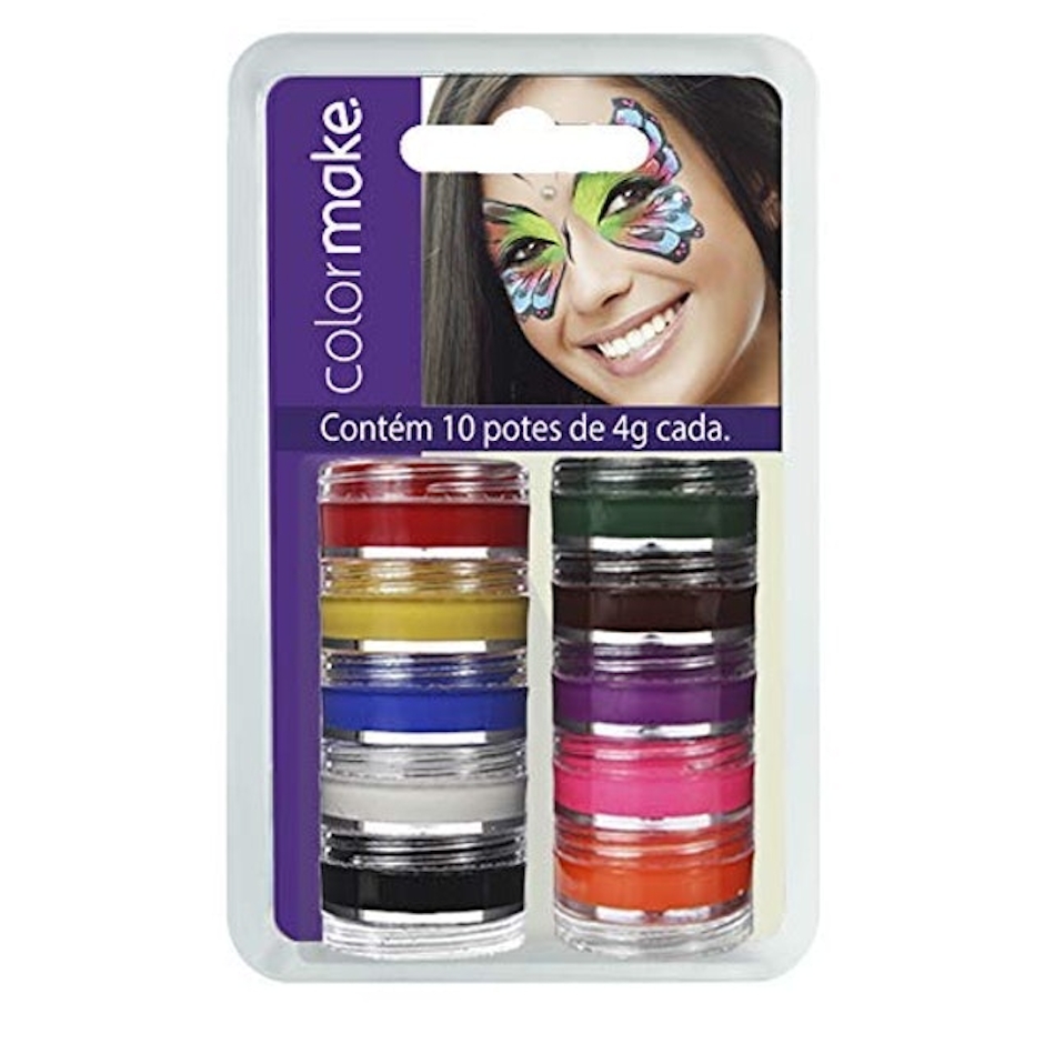 COLORMAKE Tinta Facial Cremosa (kit com 10) Translation missing: pt-BR.activerecord.decorators.item_part_image/alt