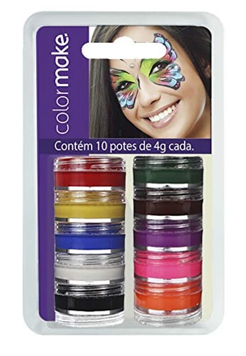 COLORMAKE Tinta Facial Cremosa (kit com 10) Translation missing: pt-BR.activerecord.decorators.item_part_image/alt