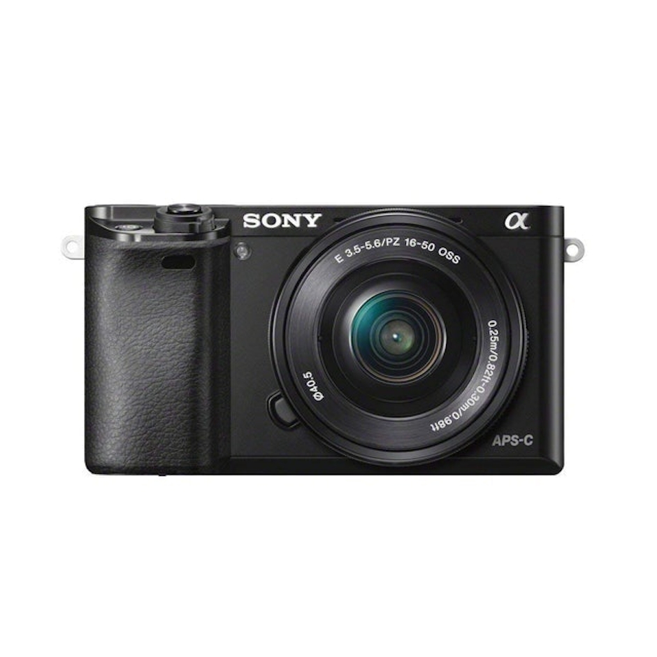 SONY Câmera Sony Alpha a6000 Mirrorless Lente 16-50mm f/3.5-5.6 OSS Translation missing: pt-BR.activerecord.decorators.item_part_image/alt