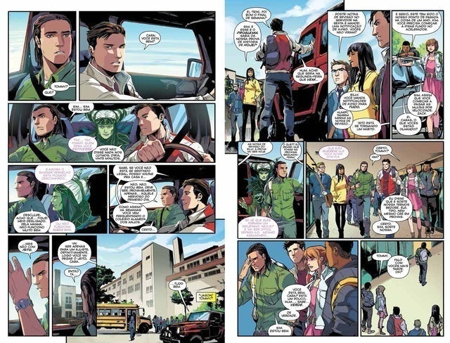HISTÓRIA EM QUADRINHOS Mighty Morphin Power Rangers - Ano Um Translation missing: pt-BR.activerecord.decorators.item_part_image/alt