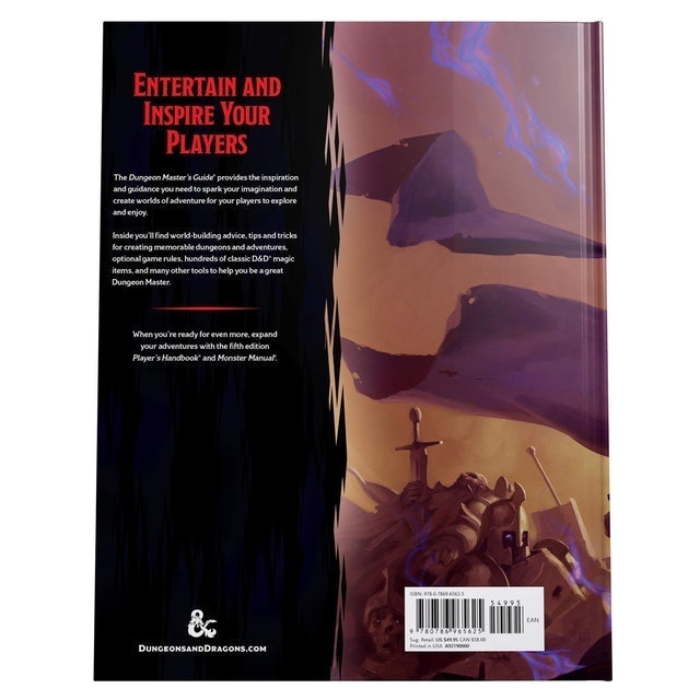 WIZARDS OF THE COAST Dungeons & Dragons Master's Guide (Inglês) Translation missing: pt-BR.activerecord.decorators.item_part_image/alt