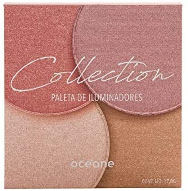 OCÉANE Paleta de Iluminadores com 4 Tons Cintilantes Translation missing: pt-BR.activerecord.decorators.item_part_image/alt