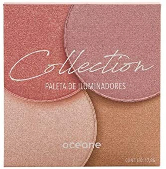 OCÉANE Paleta de Iluminadores com 4 Tons Cintilantes Translation missing: pt-BR.activerecord.decorators.item_part_image/alt