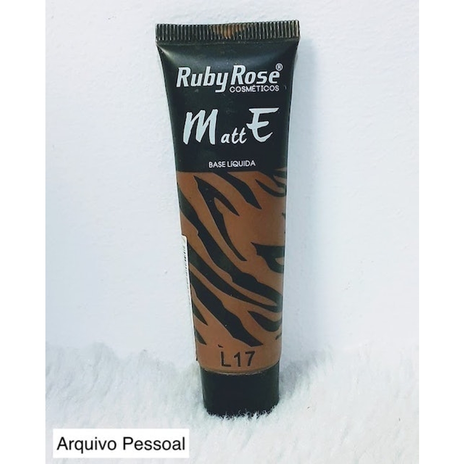 RUBY ROSE Base Líquida Matte Cor L17 Translation missing: pt-BR.activerecord.decorators.item_part_image/alt