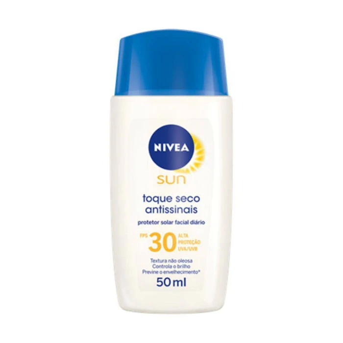 NIVEA Protetor Solar Facial Toque Seco Antissinais FPS 30 Translation missing: pt-BR.activerecord.decorators.item_part_image/alt