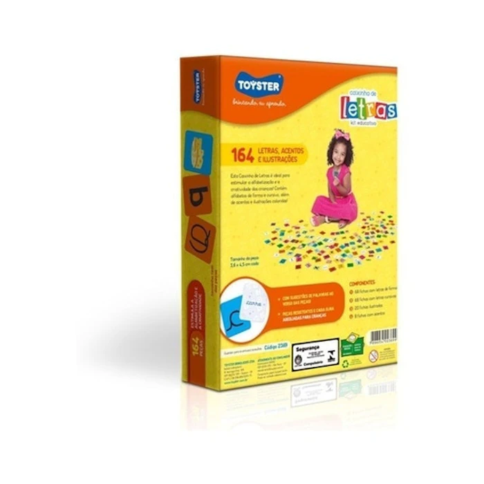 TOYSTER Kit Educativo Caixinha de Letras Translation missing: pt-BR.activerecord.decorators.item_part_image/alt