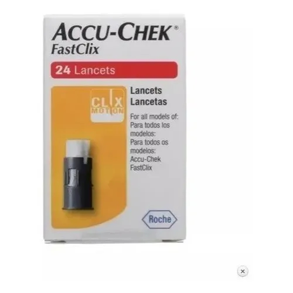 ROCHE Lancetas Accu-Chek Fastclix com 24 Translation missing: pt-BR.activerecord.decorators.item_part_image/alt