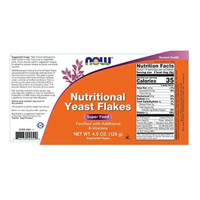 NOW Nutritional Yeast Flakes Translation missing: pt-BR.activerecord.decorators.item_part_image/alt