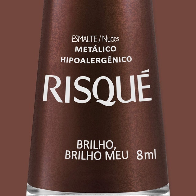 RISQUE Esmalte Metálico Brilho Brilho Meu Translation missing: pt-BR.activerecord.decorators.item_part_image/alt