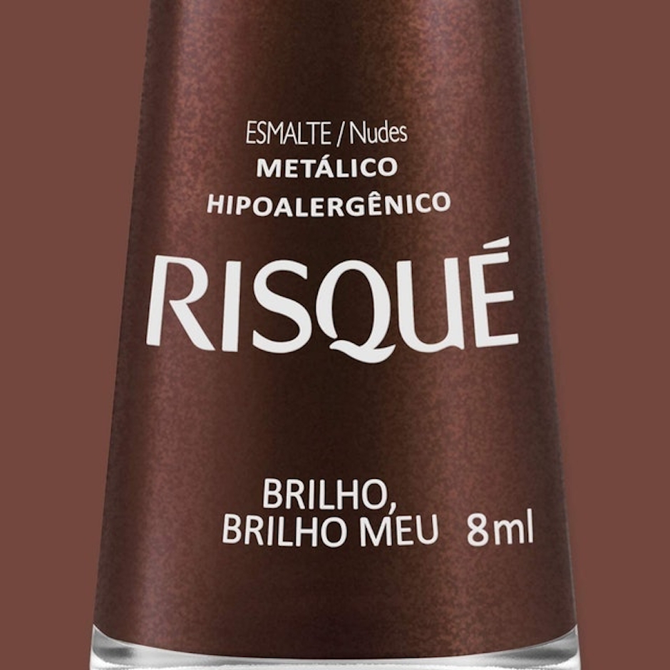 RISQUE Esmalte Metálico Brilho Brilho Meu Translation missing: pt-BR.activerecord.decorators.item_part_image/alt