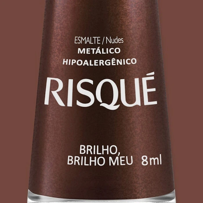 RISQUE Esmalte Metálico Brilho Brilho Meu Translation missing: pt-BR.activerecord.decorators.item_part_image/alt