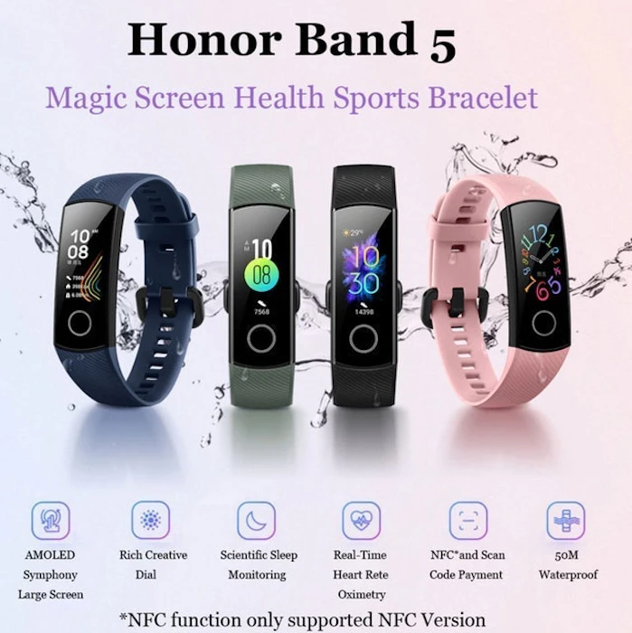 HUAWEI HONOR Honor Band 5 Translation missing: pt-BR.activerecord.decorators.item_part_image/alt