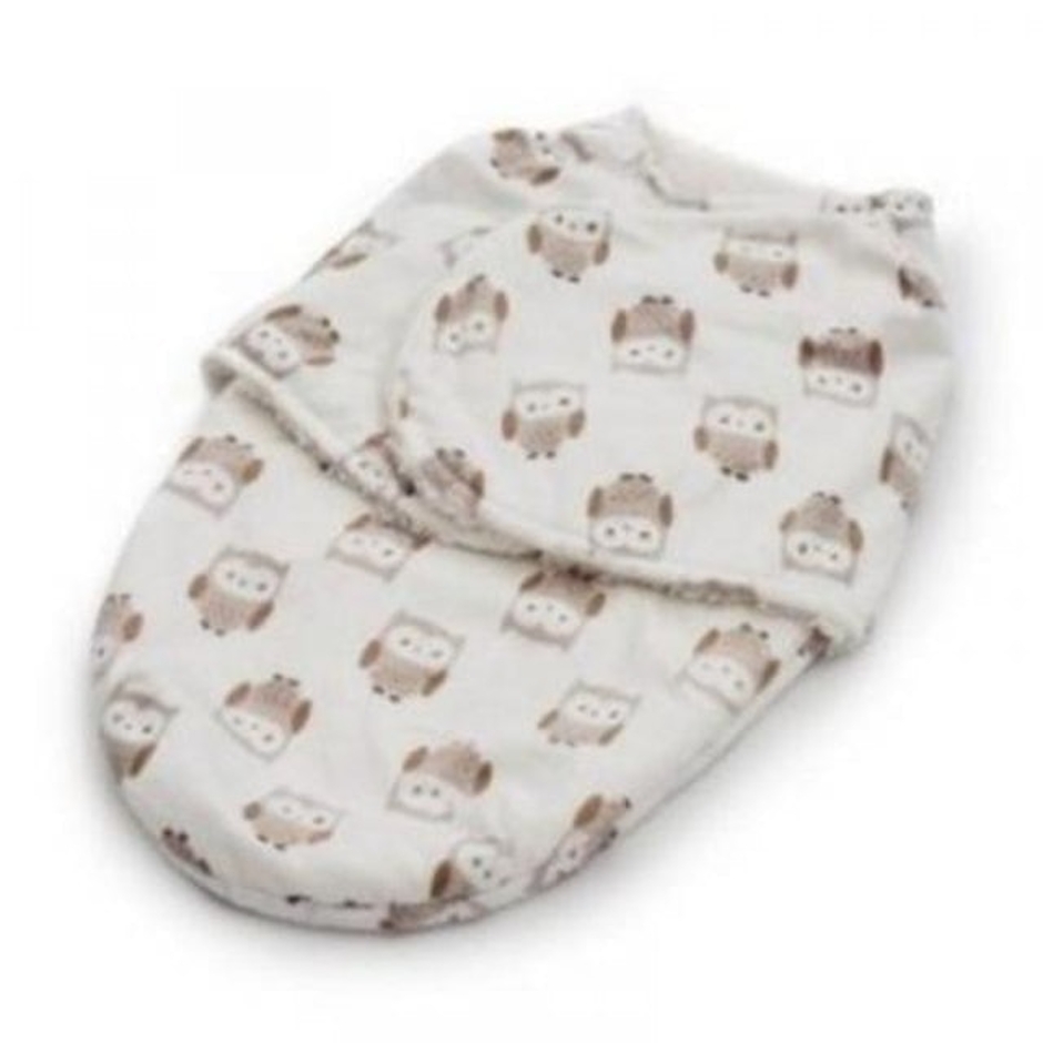 LOANI Cueiro Swaddle Enroladinho Ajustável com Velcro Corujinhas Translation missing: pt-BR.activerecord.decorators.item_part_image/alt