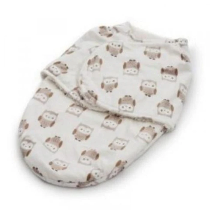 LOANI Cueiro Swaddle Enroladinho Ajustável com Velcro Corujinhas Translation missing: pt-BR.activerecord.decorators.item_part_image/alt
