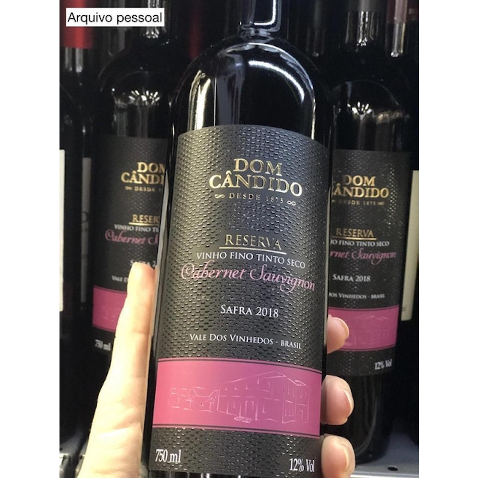 DOM CÂNDIDO Vinho Tinto Dom Cândido Reserva Cabernet Sauvignon Translation missing: pt-BR.activerecord.decorators.item_part_image/alt